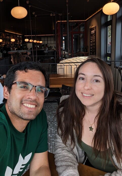 Foto de los novios